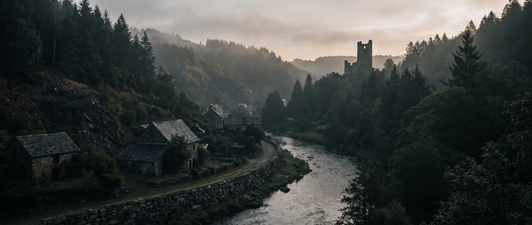 Eberbach: Blick über Stadt und Umgebung